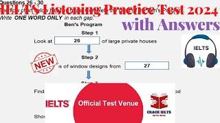 IELTS Listening Actual Test 2024 with Answers | November Exam