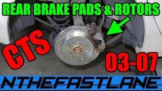 ▶️How To Remove And Replace Rear Brakes On A Cadillac CTS
