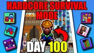 I Played 100 days of Stardew Valley BUT on Hardcore Survival Mode