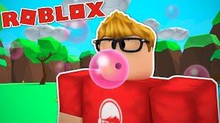 Chewing Bubble Gum in Roblox Bubble Gum Simulator