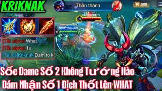 Sốc Dame Số 2 Không Tướng Nào Dám Nhận Số 1 Khiến Đối Thủ Phải Thốt Lên “ WHAT 1 Giây “