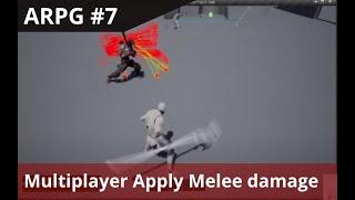 Unreal Multiplayer ARPG #7 - Apply melee damage to AI enemy (using tracing)