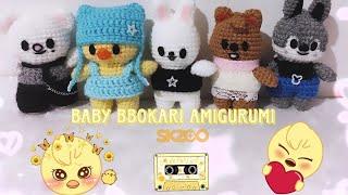 BABY BBOKARI SKZOO AMIGURUMI/ Patrón y tutorial gratis