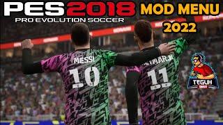 PES 2018 Update Mod menu 2022 smoke patch 18.3.6