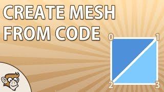 How to create a Mesh from code | Unity Tutorial