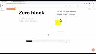 Как сделать сделать горизонтальный блок с табами в ZeroBlock в Tilda