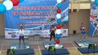 KB sport. Championship of Russia 2013 (Jerk, 78kg)