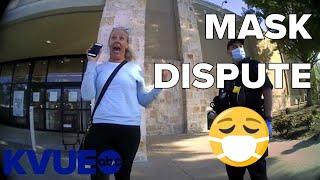 BODY CAM: Lake Travis ISD school board candidate cited in mask dispute | KVUE