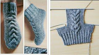 Knitted socks. मोजा बुन्ने सजिलो तरिका।  Nepali Bunai