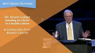 Dr. Erwin Lutzer preaches at the Collierville First Baptist Church in Memphis, TN.