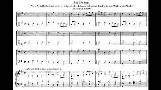 Bach - Canon triplex a 6, BWV 1076