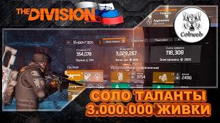 The Division Таланты для игры соло