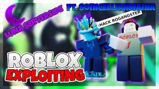 [LUNA SERVERSIDE] Roblox Exploiting Ft @SonicElijahMania - Using EXPLOITS to DESTROY a hood game.