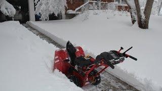 FPS Snow Thrower (Troy-Bilt Storm 2410) - A blizzard in Denver, Colorado