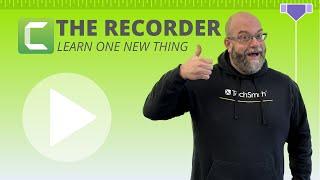 All About Camtasia's Recorder | A "Learn One New Thing" Webinar