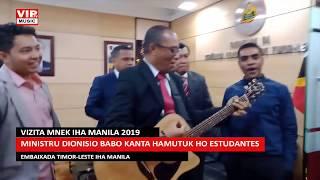 MINISTRU DIONISIO BABO SOARES TOKA NO KANTA HAMUTUK ESTUDANTE TIMOROAN IHA MANILA I VIP TV - MUSIC