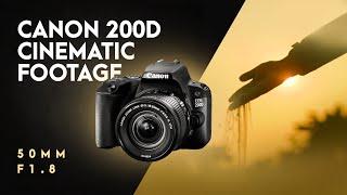 Cinematic B Roll with CANON 200D /SL2 in INDIA | CINEMATIC SHOTS CHEAP CAMERA | CANON 200D CINEMATIC