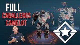 FULL CABALLERO's CAMELOT: Lancelot, Galaha, Gareth y BEDWYR | War Robots 2024