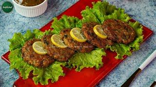 Fish Kabab Recipe by SooperChef (How to make fish kabab at home)