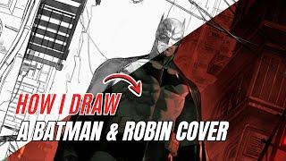 How I draw a Batman And Robin (penciling) PART 1