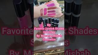 Masarrat Misbah Lipstick Swatches｜My Favorite Lipstick Shades#halalcosmetics#lipstick#lipstickswatch