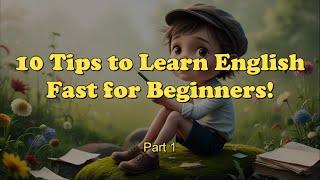 10 Tips To Learn English Fast For Beginners | Speaking | Listening | Vocabulary | Learn English