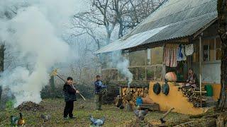 Azerbaijani Village Life | Hard Life, Simple Joys | Faraway Mountain Village