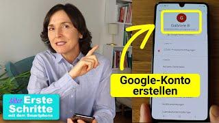 Ein neues Google-Konto erstellen.  Allererste Schritte mit dem Smartphone Teil 08.