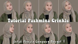 5 TUTORIAL PASHMINA CRINKLE | Untuk Pemula Gampang Banget ‼️ | Tutut Arinda Herawati