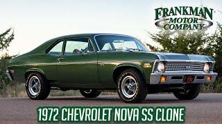 Sequoia Green 1972 Chevrolet Nova SS Clone- Frankman Motor Company - Walk Around & Driving