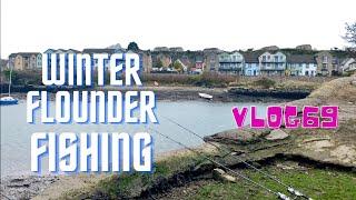 Sea Fishing Uk | Winter Flounder Fishing With Pop Up Spinner Rigs | Hooe Lake Plymouth | Vlog#69