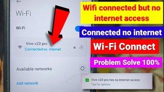 Wifi connected but no internet access | Wifi connected but not working | Connected not internet