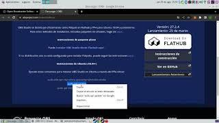 como descargar obs para linux