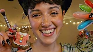 ASMR You’re a Gingerbread Cookie and I’m Decorating You(makeover roleplay, tingly, whispered, pov)