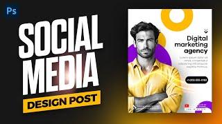 Create Stunning Social Media Design in Photoshop - v8