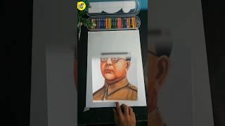 Nitaji Subhash Chandra Bose drawing  Transition #shorts #rahulartist