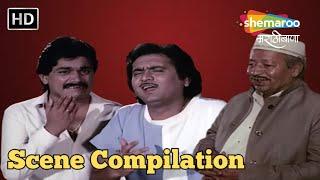Khara Kadhi Bolu Naye - Scene Compilation -  Laxmikant Berde, Savita Prabhune