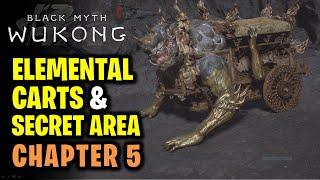 Chapter 5: Elemental Carts Quest Guide | How to Unlock Bishui Cave Secret Area | Black Myth Wukong