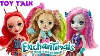 ENCHANTIMALS DOLLS WAVE 2/SERIES 2 - SANDELLA SEAHORSE, CRABIGAIL & RAELIN RACCOON | TOY TALK