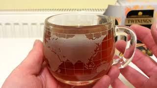 Twinings Lady Grey Zesty Orange Tea Review & a Look At a Vintage Nestle Nescafe World Map Coffee Cup