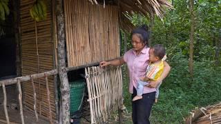 Tieu Ca and mother pick corn to sell - the first income from the land I bought