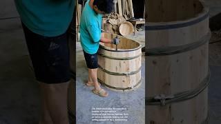 Handcrafted Wooden Bathtub: From Rough Lumber to Relaxation