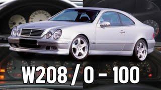 Mercedes Benz CLK W208 (0-100 KM/H) (0-60 MPH) ACCELERATION BATTLE