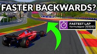 Can I Set a FASTER Laptime Driving BACKWARDS In F1 24?