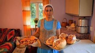 Giant Country Hot Dogs! Cooking high in the mountains!