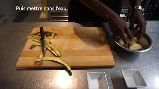 Banane pesée, recette haïtienne