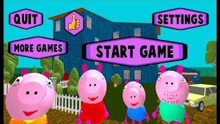 Piggy Neighbor Family Escape Obby House 3D Gameplay Level 1