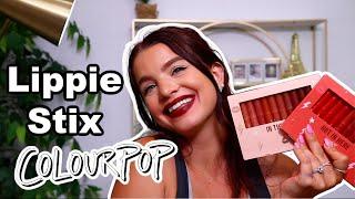 COLOURPOP IN THE NUDE & HOT IN HERE LIPPIE STIX VAULT LIP SWATCHES