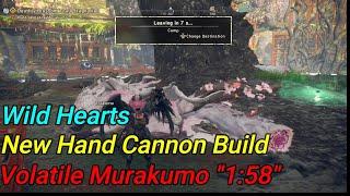 Wild Hearts New Hand Cannon Build Hunt: Volatile Murakumo "1:58" (Solo / Hand Cannon) 