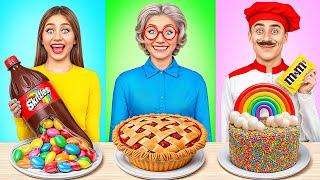 Me vs Grandma Cooking Challenge | Tasty Kitchen Hacks by Multi DO Challenge
